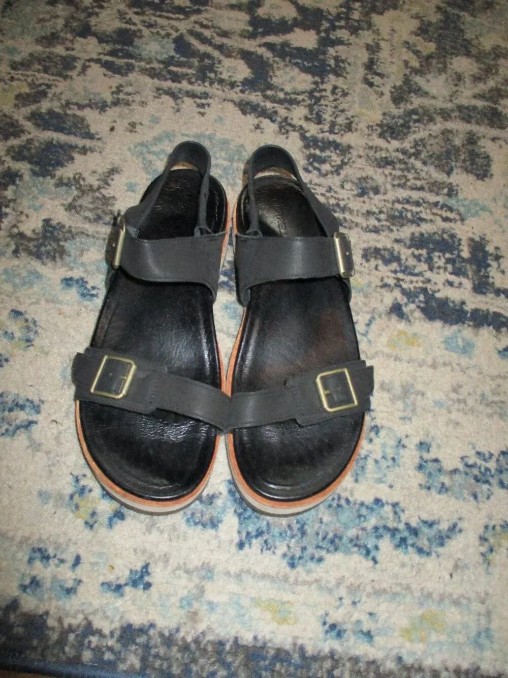 Merrell  Juno Buckle Women’s Black Ankle Strap Sandals Size 41/10US